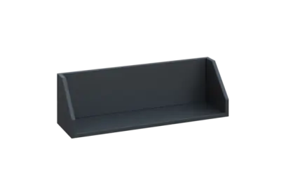 BPA - 80 police na zeď, 240x800x240, antracit